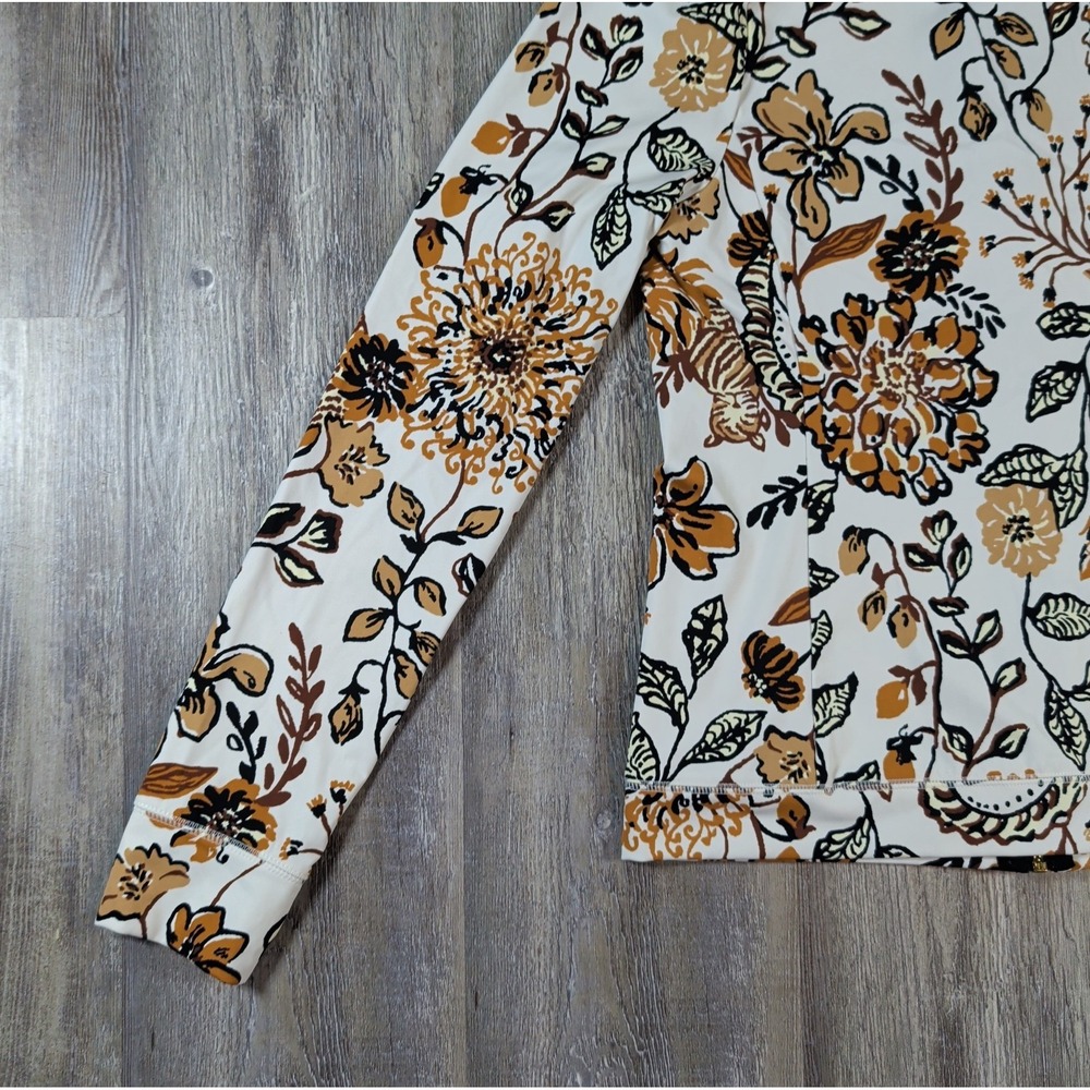 Lilly Pulitzer UPF 50+ Luxletic Caraway Jacket Coconut Take Meowt Womens Small - Picture 10 of 12